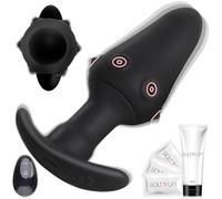 Vibrating Butt Plug Anal Toys - SoloFun G-Spot Stimulation Ball with Remote Control and 10 Vibration Modes, Male Toys4couples Men & Women Prostate Massager Vibrator, Sex Toys4mens UK Sex Toy