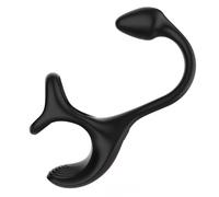 Vibrating Cock Ring Taint Stimulator with Mini Bullet, 9 Vibrations Male Remote Control Anal Butt Plug Prostate Massager Penis Ring Male Vibrators for Men Pleasure Sex Toys for Adult Couples