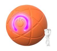 Vibrating Dog Ball - USB Rechargeable, Interactive Automatic Rolling Ball with LED Light | Easy-To-Grip Dog Balls for pets, puppies, dogs, Fun and Entertainment