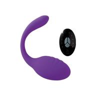 Vibrating egg vaginal ovule in soft silicone pelvic floor massage