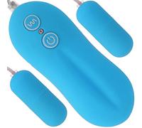 Vibrating Egg Vibrator for Women, Pack of 2: Vibrating Egg Vibrator Small Strong Bullet Vibrators & Vibration Eggs Quiet 20 Vibration Modes with 4 cm Length and Diameter 2 cm Bullet Mini FOPS M14-2