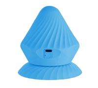 Vibrating Fascia Ball - Electric Massage Release Tool, Rechargeable Motor with Speed Settings, Suction Cup with Hands-Free Use, Muscle Recovery Home Gym, Deep Tissue for Neck Legs