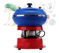 Vibrating Jewelry Polishing Machine - 8 Inch 3.5L Tumbler with Lid, 1.5M Power Cord, Suitable for Dry or Wet Polishing - Ideal for Jewelry Grinding and Finishing