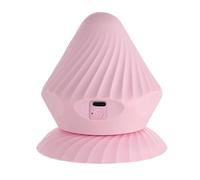 Vibrating Massage Ball - Electric Muscle Tool, Suction Cup Device, Silicone Recovery Sphere | Four Speed Therapeutic Relaxation System, Rechargeable Portable Trigger Remedy Unit, Home Gym Yoga