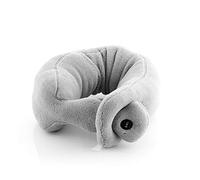 Vibrating Massage Pillow Soft Vibrating Massaging Neck Pillow Massage Therapy Cushion Home Office Travel Use for Relax Muscles Relieve Stress