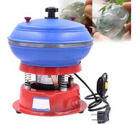 Vibrating Polishing Machine for Jewelry Making - Metal Aluminum Parts with Ceramic Large Crystal Tumbler, Stone Grinding Exterior, Essential Tools for Polishing Gems