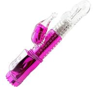 Vibrating Powerful 36 Speed Rampant Rabbit Rotating Vibrator Dildo Sex Toy Batteries Operated