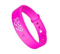 Vibrating Timer Watch - Silent Alarm Clock with Three Daily Alarms, Quiet Vibration Alert Mechanism, Easy Read Display Timekeeper | Subtile Reminder for Bed Travel Dorm Fitness Medication Management