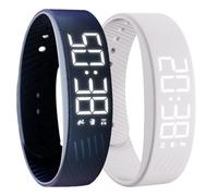Vibrating Wrist Alarm Clock -Digital Smart Clock | Waterproof LED Display, 12-19cm /4,72-7.48inches| Strong Vibration Watches |Wearable Up Alarm Devices | Heavy Sleepers Watches |