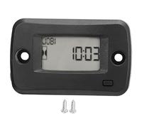 Vibration Activated Hour Meter Wireless Digital Maintenance Reminder Hour Gauge for Motorcycle ATV Lawn Mower ABS Material IP68