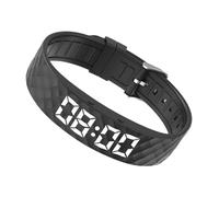 Vibration Alarm Bracelet - Digital Silent Alert, Gentle Reminder, Discreet Notifier, Personal Time Manager | Intensity Setting Provides Reliable Morning Prompt For Sleep Travel Adults Girls