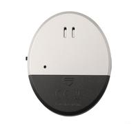 Vibration Alarm Sensor 130dB Piercing Siren for Door and Window Security Ultra Thin Design No Wiring Required Easy Install Black(1pc)