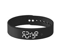 Vibration Alarm - Silicone ABS As Shown | Fitness Tracker Bracelet Smart Bracelet Fitness Tracker | Comfortable Activity Monitor Watch For Daily Fitnes Tracking, Sleep Monitoring, And Health Managemen