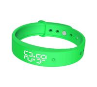 Vibration Bracelet Timer - 3 Alarm Day | Silicone ABS Reminder Device Mute, Portable, Discreet for Children Adults Seniors for Medication and Appointment Management