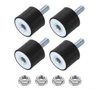 Vibration Dampening Engine Mount Shock Absorber with Rubber and Stainless Steel for Improved Performance of Diesel Engines, Air Compressors, and Pumps (VD30*20 M8*23)