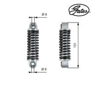Vibration Damper, V-ribbed belt GATES T39151 For MERCEDES-BENZ