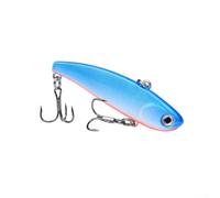 Vibration Fishing Lure with Realistic Swimming Motion and Balanced Inner Ball for Smooth Casting Includes 8# Hooks Suitable for Different Fishing Environments(E)