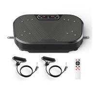 Vibration Plate, 120 Intensity Levels & 10 Modes Vibrating Plate Exercise Machine, 200kg Vibration Fitness Trainers with LED Screen and Wireless Remote Control for Home Workout, Weight Loss