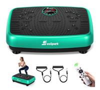 Vibration Plate, EvoSpark Vibration Plate Exercise Machine with 2025 High-Performance Dual Motor, 120 Adjustable Speeds, 450 Lbs Capacity Vibrating Plate for Lymphatic Drainage & Weight Loss