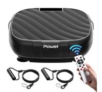 Vibration Plate Exercise Machine, 99 Speed Levels Mini Whole Body Workout Vibration Plate for Lymphatic Drainage with 5 Setting Modes for Shaping, Weight Loss, Toning (Black)