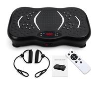 Vibration Plate Exercise Machine for Home Use, Whole Body Vibration Fitness Platform with Remote Control, Quiet Motor, Multiple Speed Levels, Max Load 150kg, UK Plug