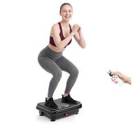 Vibration Plate Exercise Machine: TISSCARE Mini Vibrating Plates for Lymphatic Drainage and Weight Loss, 400Lbs Capacity Full Body Power Shake Workout Platform for Home Cardio Fitness