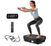 Vibration Plate Exercise Machine, Vibrating Plate for Lymphatic Drainage, 120 Levels Full Body Shake Platform Board for Home Fitness and Fat Burning Weight Loss, Sport Gym Equipment for Women Men