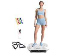 Vibration Plate Exercise Machine, Vibration Plate for Lymphatic Drainage, Whole Body Workout Platform Vibrate, Waver Vibration Plate for Shaping Weight Loss,