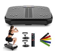 Vibration Plate Exercise Machine Weight Loss, Full Body Workout Vibration Plate Lymphatic Drainage,199 Adjustable Speeds Power Shaping Vibrating Plate Built-in Bluetooth Speaker For Whole Body Workout