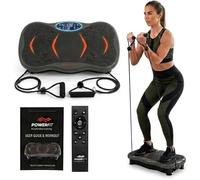 Vibration Plate Exercise Machine, Whole Body Workout Vibration Fitness Platform with Bluetooth Speaker, Remote Control & Resistance Bands, Home Gym Equipment for Weight Loss, Toning, Wellness, Lymphat