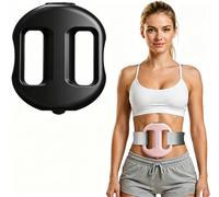 Vibration Plate for Lymphatic Drainage, 8-Level Portable Cordless Vibration Multifunctional Full-Body Fascia Ring, Deep Tissue Percussive Massager for Weight Loss Gifts for Wife Women (Black)