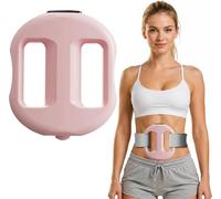 Vibration Plate for Lymphatic Drainage Portable Cordless Vibration Multifunctional Full-Body Fascia Ring Deep Tissue Percussive Massager for Weight Loss Gifts for Wife Women (Pink)