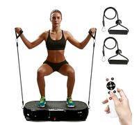Vibration Plate for Weight Loss & Lymphatic Drainage, 2025 Upgraded Vibration Plate Exercise Machine with Dual Motor, 99 Speeds, 140KG Capacity (inky)