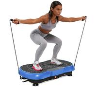 Vibration Plate, Vibration Plate Exercise Machine, Vibration Plate for Lymphatic Drainage, for Weight Loss, 2025 Upgraded Double Motors Vibrating Plate (Indigo)