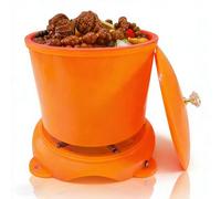 Vibration Polisher Mini Automatic Tumbler Machine - Adjustable Speed for Polishing Jewelry and Beads, 360° Vibration,