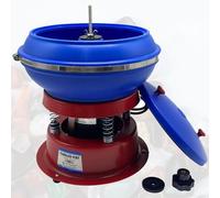 Vibration Polishing Machine Electric Rock Tumbler Kit for Polishing Auto Parts, Metal Jewelry, and Small Accessories