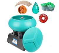 Vibration Polishing Machine, Rock Tumbler Kit, for Grinding and Polishing The Workpiece Surface, Strong and Stable, Low Noise(L)