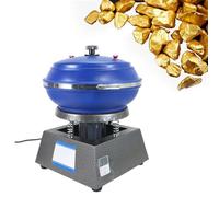 Vibration Polishing Rotary Tumbling Machine, Jewelry Vibration Polishing Machine, for Stone Geology Mineral and Small Metal Parts(M)