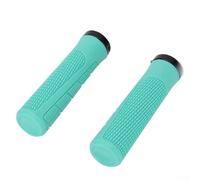 Vibration Reducing Rubber Grips for Mountain For bikes Perfect for Long Rides and Off Road Trails (Lake blue)