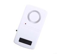 Vibration Sensor Alarm for Windows and Doors - Adjustable Shock Detector with 120dB Siren - Portable Home Security System for Shed Garage Lockup - for battery Operated 6x4x4x11cm