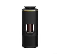 Vibration Sensor Car Diffuser USB Essential Oil Air Freshener for Stress Relief While Driving (Black)