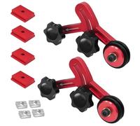 Vibrations Reducing Wood Feed Roller Guide Adjustable Height Bearing for Table Chainsaws Band Aluminum Construction Workshop Tool Reducing Table Accessories