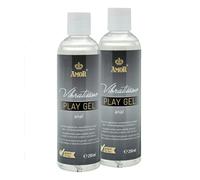 VIBRATISSIMO Play Gel Anal 2x250 ml I Extra Slippery Lubricant I Water-Based I Suitable for Silicone Toys & Latex Condoms