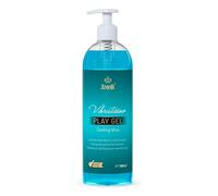 Vibratissimo Play Gel Cooling Blue 1000 ml I Cooling Lubricant I Water-Based lubricants I Lubricant Gel Suitable for Silicone Toys & Latex Condoms I Water Based Lubrication