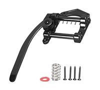 Vibrato Bridge Tremolo Unit, Metal Tailpiece for SG LP ETC ES335 Electric Guitars, Easy Installation with Roller Fixing Rods, Wide Application, Includes Screws Spring Washe (Black)