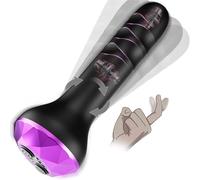 Vibrator Butt Plug Anal Toys Prostate Massager with 10 Vibrating Rotating Beginner-Friendly Anal Plug Sex Toys for Men Women