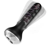 Vibrator Butt Plug Anal Toys Prostate Massager with 10 Vibrating Rotating Beginner-Friendly Anal Plug Sex Toys for Men Women
