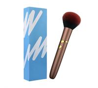 Vibrator Makeup Brush, 2 in 1 DBDSM Tickler Sex Toy Cosmetic Brush Erotic Tease with 10 Frequency Modes, IPX7 Waterproof USB Rechargeable Adult Toy with Smart Warming (Gold)