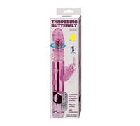Vibrator rabbit ly-baile rabbit butterfly, Width 30 mm, Length 230 mm, Department WOMEN, Poids 0.325 Kg