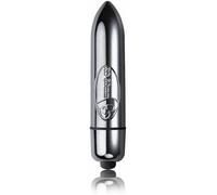 Vibrator Sex Toy 7 Speed RO-80 BULLET ROCKS OFF Quiet Waterproof MIDNIGHT METAL